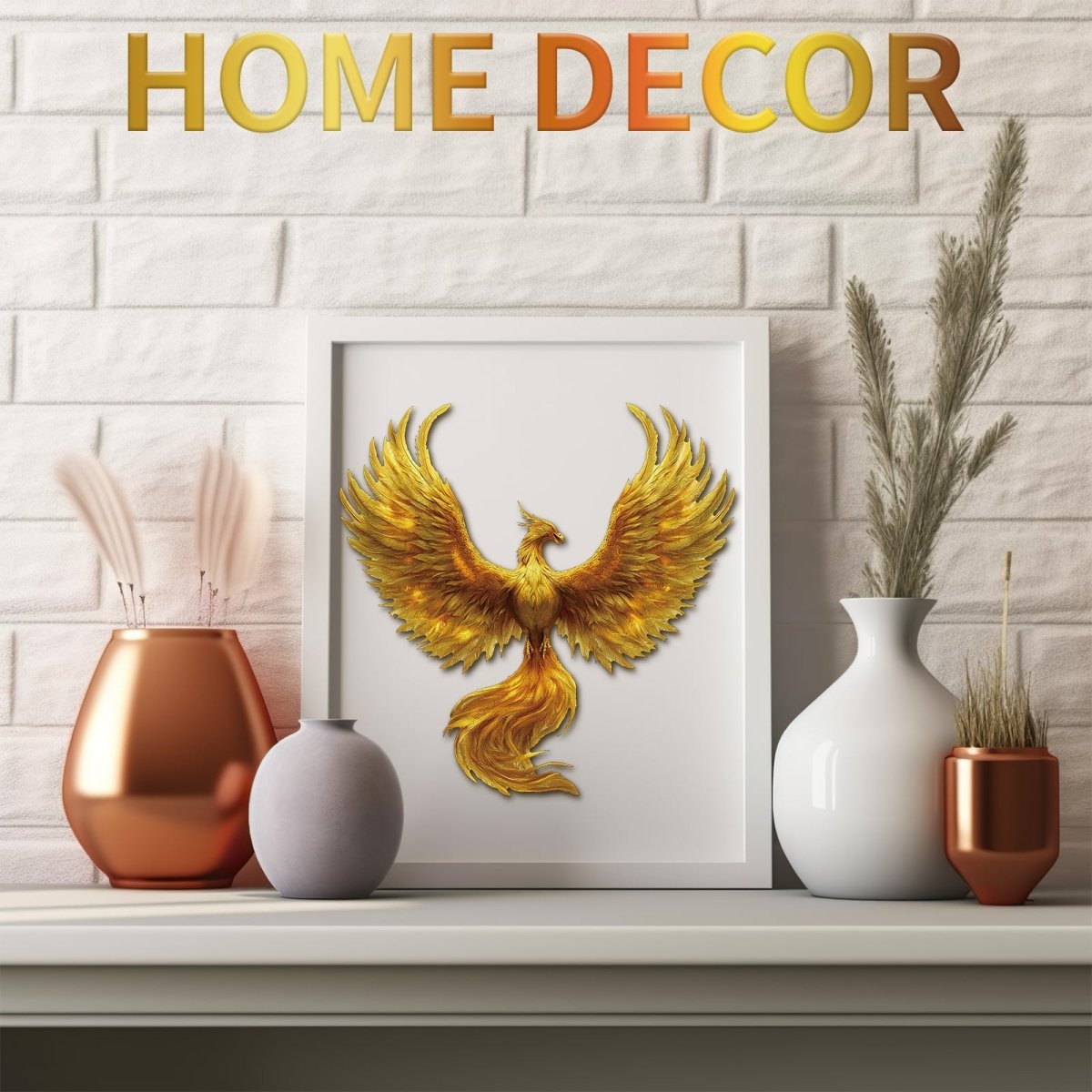 Golden Feather Phoenix Wooden Jigsaw Puzzle - KAAYEE Puzzle