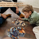 Golden mechanical tiger Wooden Jigsaw Puzzle - KAAYEE Puzzle