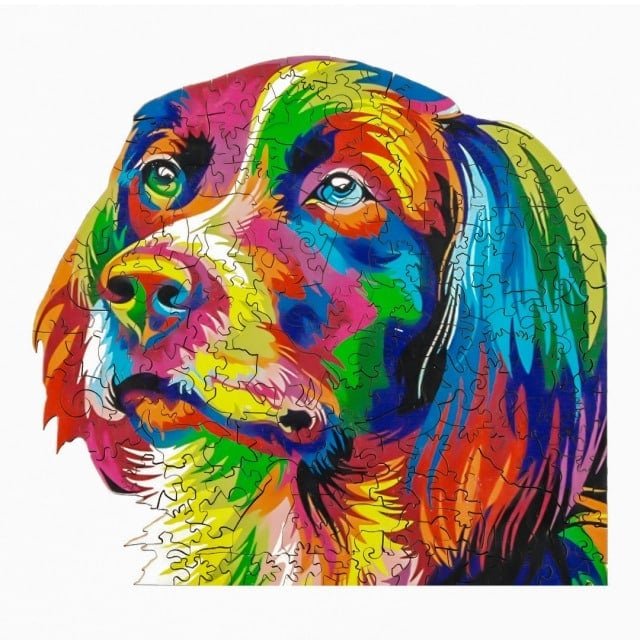 GOLDEN RETRIEVER Wooden Jigsaw Puzzle - KAAYEE Puzzle