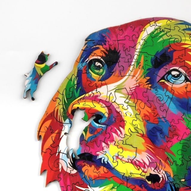 GOLDEN RETRIEVER Wooden Jigsaw Puzzle - KAAYEE Puzzle