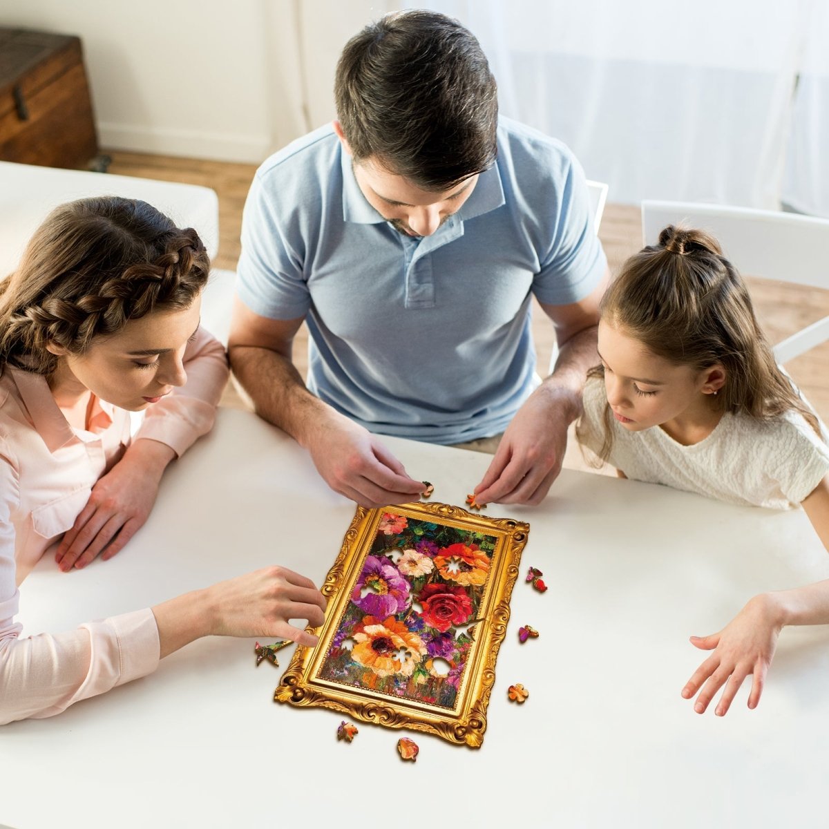 Gorgeous Decorative Blooms Wooden Jigsaw Puzzle - KAAYEE Puzzle