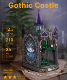 Gothic Castle Book Nook - KAAYEE Puzzle