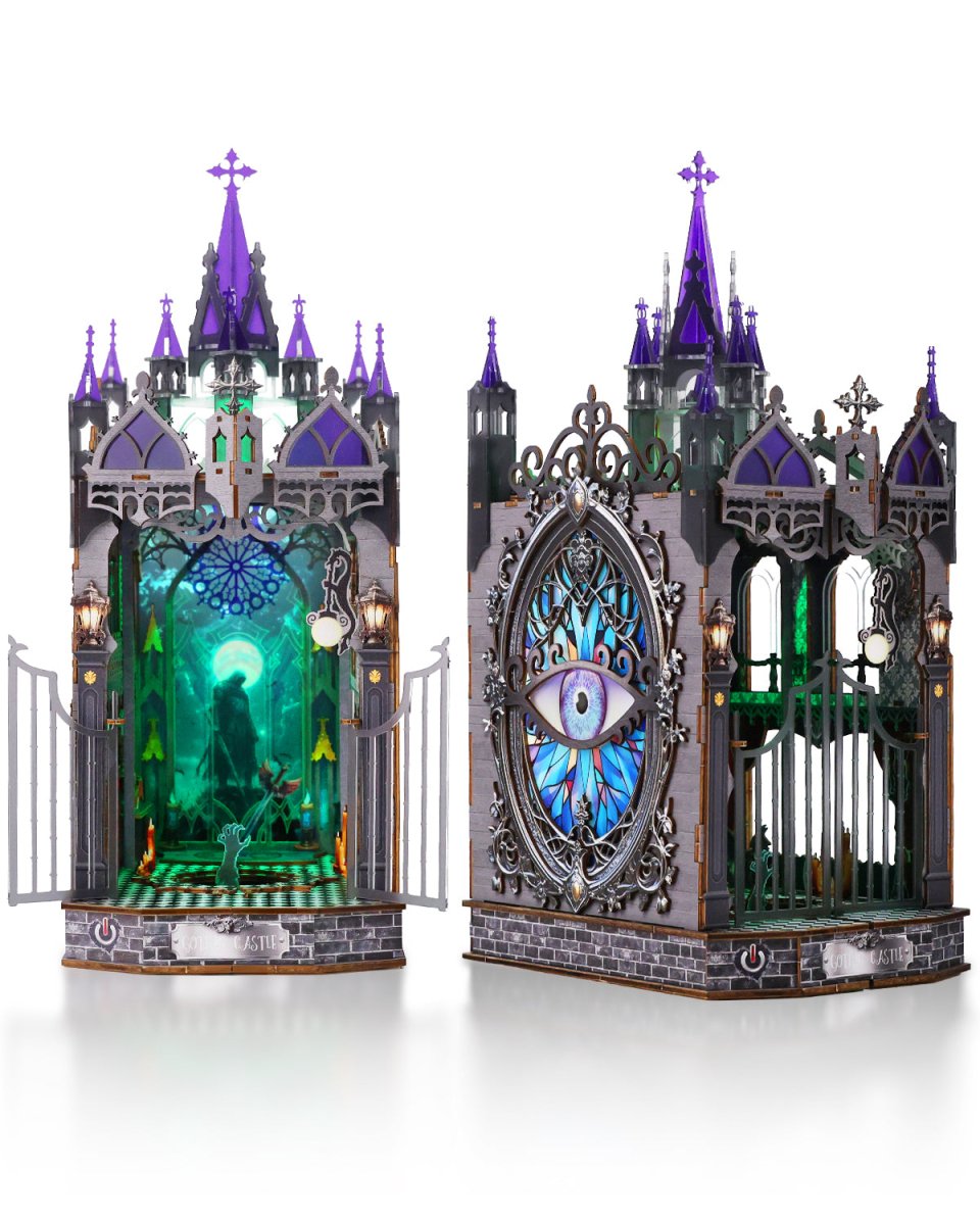 Gothic Castle Book Nook - KAAYEE Puzzle