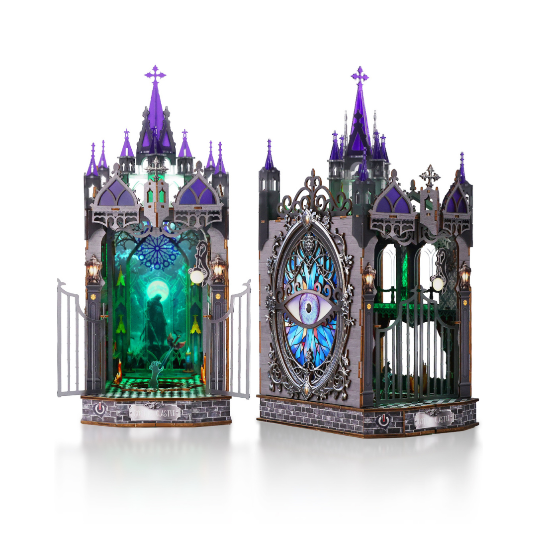 Gothic Castle Book Nook Kit - KAAYEE Puzzle