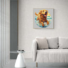 Happy Golden Retriever Wooden Jigsaw Puzzle - KAAYEE Puzzle