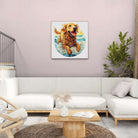 Happy Golden Retriever Wooden Jigsaw Puzzle - KAAYEE Puzzle