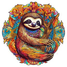 HAPPY SLOTH Wooden Jigsaw Puzzle - KAAYEE Puzzle