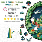 Harbor Town Wooden Jigsaw Puzzle - KAAYEE Puzzle