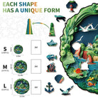 Harbor Town Wooden Jigsaw Puzzle - KAAYEE Puzzle