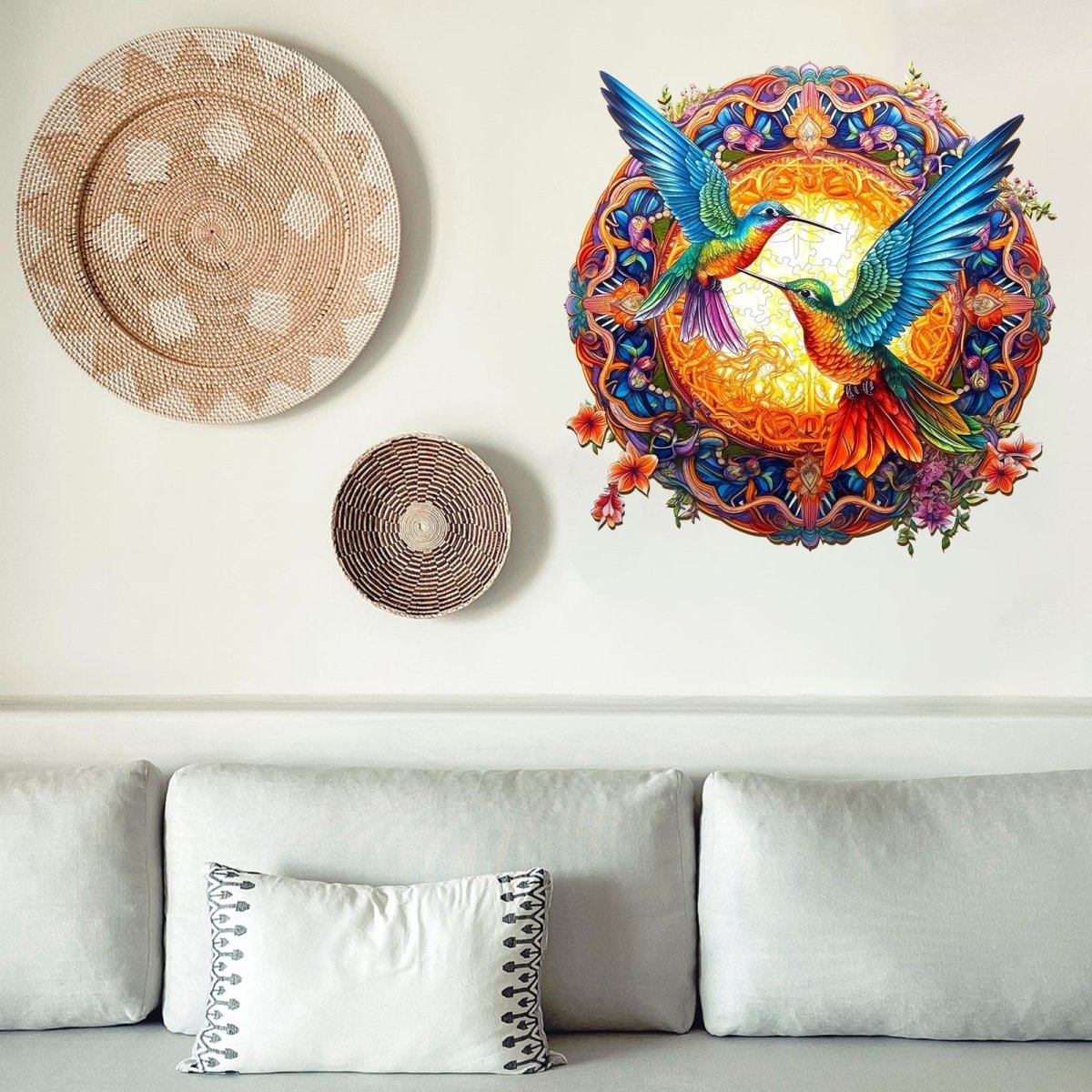 Hummingbird 2 Wooden Jigsaw Puzzle - KAAYEE Puzzle