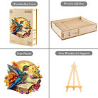 Hummingbird on book Wooden Jigsaw Puzzle - KAAYEE Puzzle