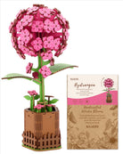 Hydrangea DIY Wooden Flower - KAAYEE Puzzle