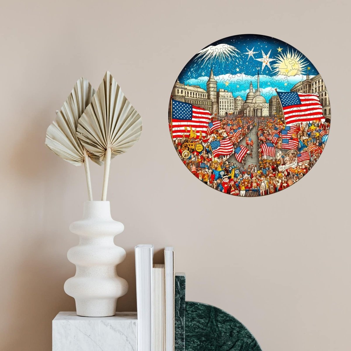 Independence Day Carnival Wooden Jigsaw Puzzle - KAAYEE Puzzle