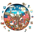Independence Day Carnival Wooden Jigsaw Puzzle - KAAYEE Puzzle