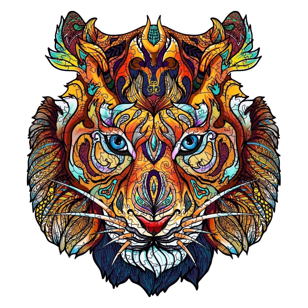 INVINCIBLE TIGER Wooden Jigsaw Puzzle - KAAYEE Puzzle