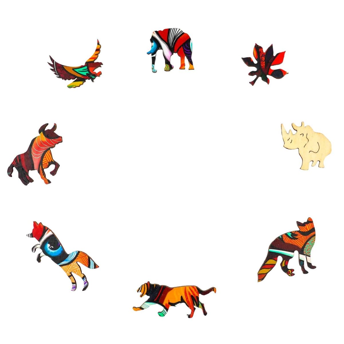 INVINCIBLE TIGER Wooden Jigsaw Puzzle - KAAYEE Puzzle