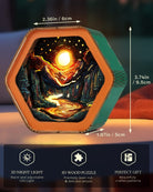 Iridescent Sunset Night Light - KAAYEE Puzzle