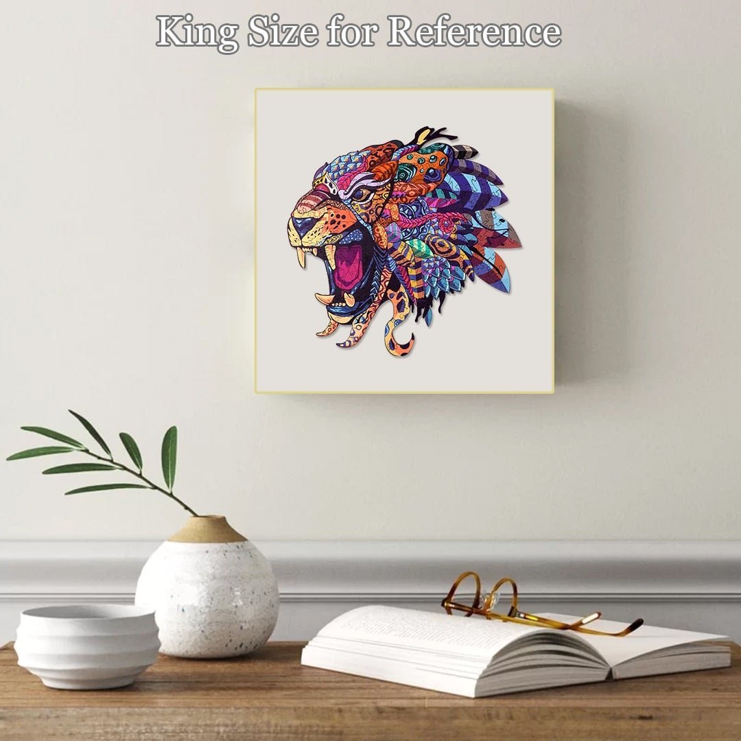 JUNGLE LIGHTNING Wooden Jigsaw Puzzle - KAAYEE Puzzle