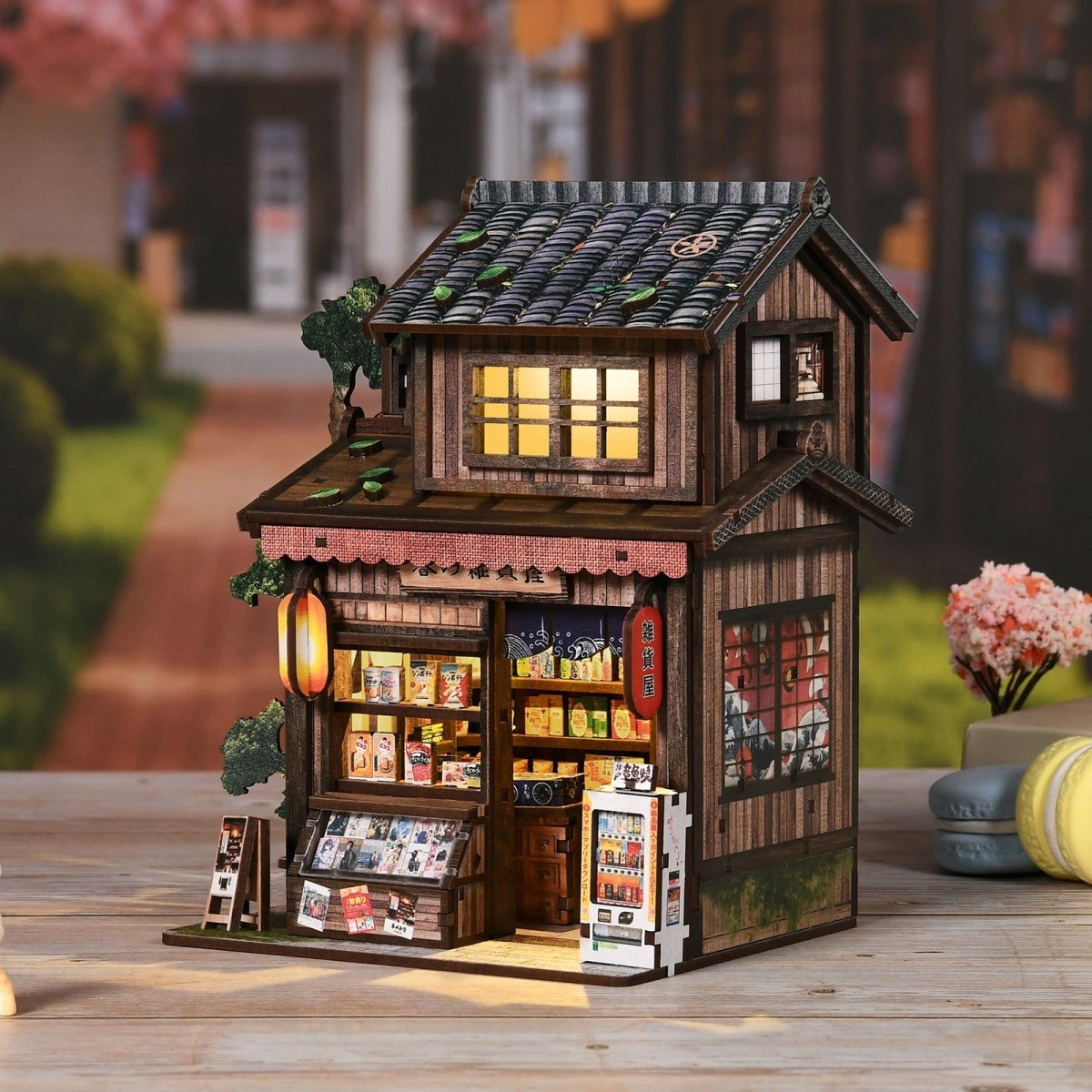 Kasukabe Grocery Store DIY Miniature House - KAAYEE Puzzle