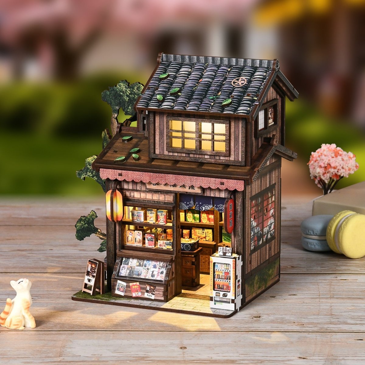 Kasukabe Grocery Store DIY Miniature House - KAAYEE Puzzle