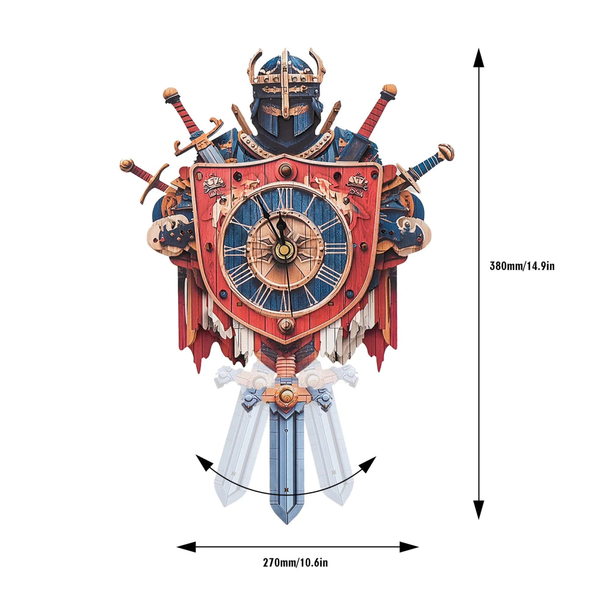 Knight Wooden Clock Kit - KAAYEE Puzzle