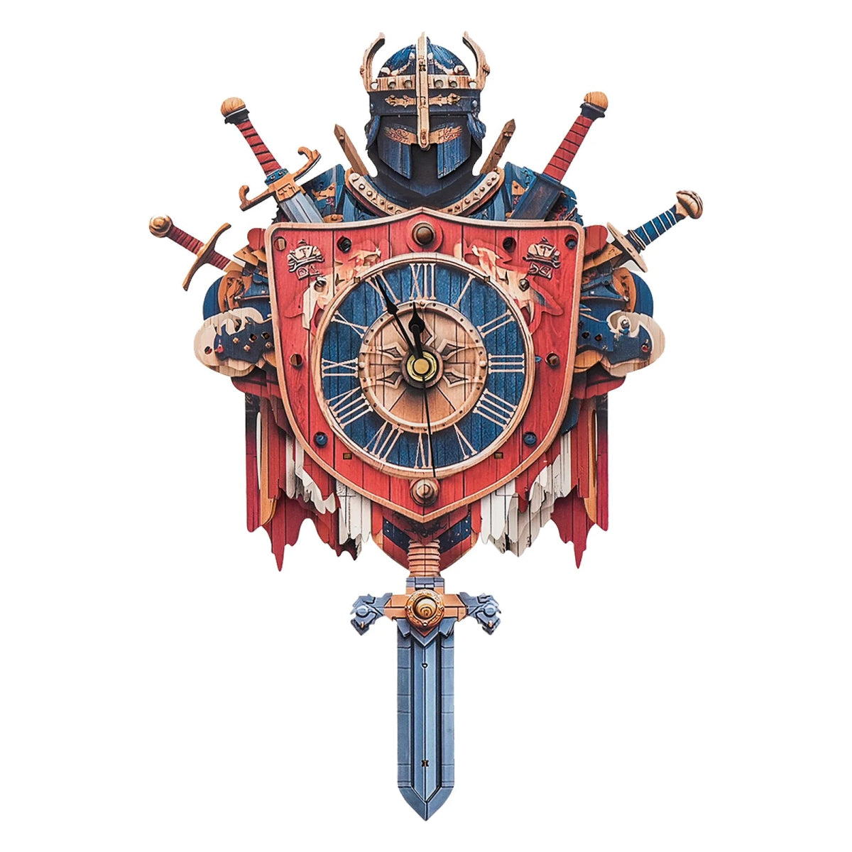 Knight Wooden Clock Kit - KAAYEE Puzzle