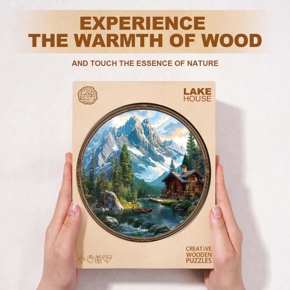 Lake House Wooden Jigsaw Puzzle - KAAYEE Puzzle