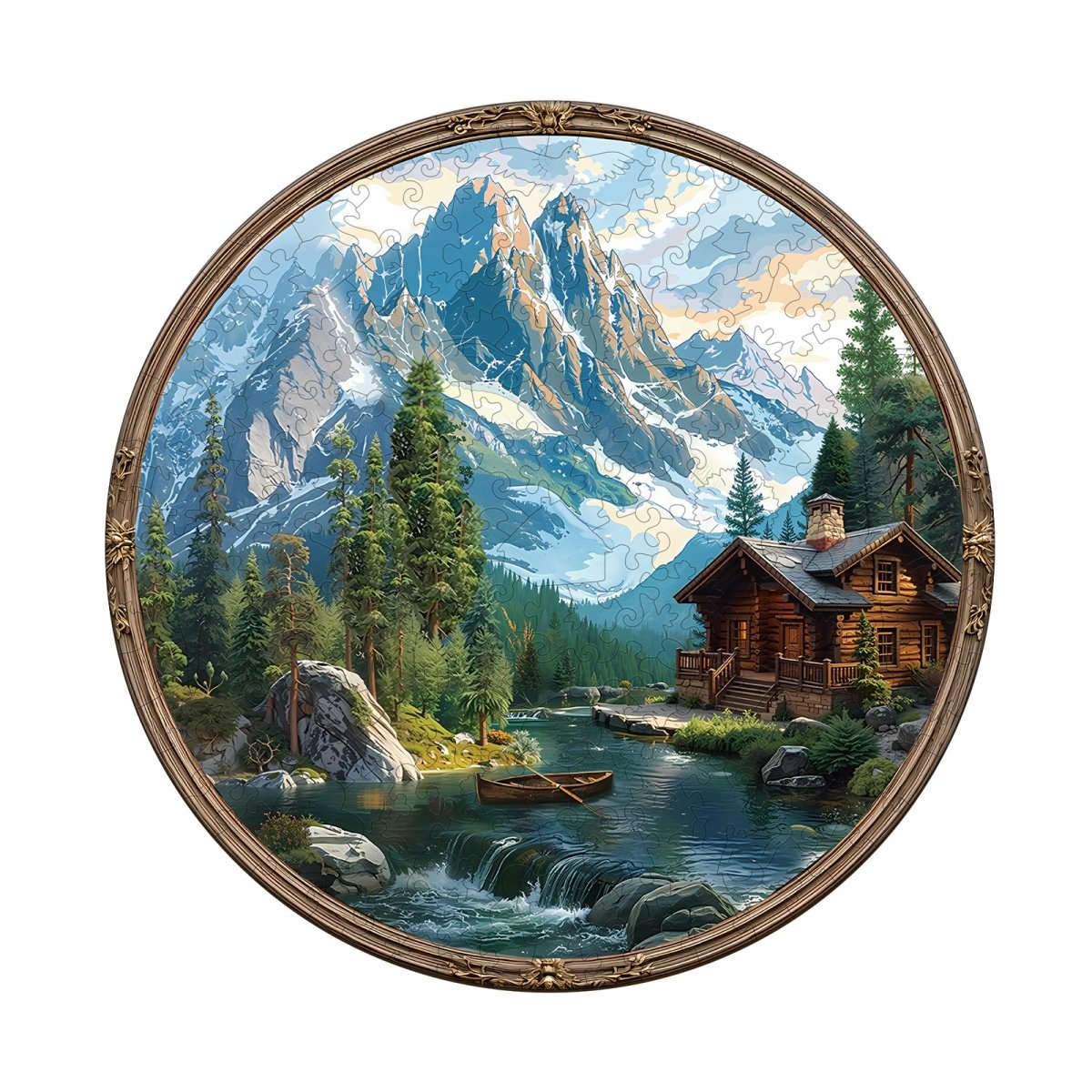 Lake House Wooden Jigsaw Puzzle - KAAYEE Puzzle