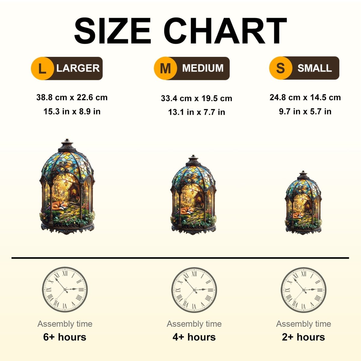 Lantern Fox Wooden Jigsaw Puzzle - KAAYEE Puzzle