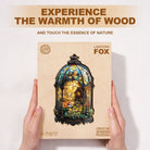 Lantern Fox Wooden Jigsaw Puzzle - KAAYEE Puzzle