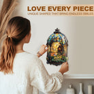 Lantern Fox Wooden Jigsaw Puzzle - KAAYEE Puzzle