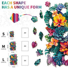 Large - leafed Plant Wooden Jigsaw Puzzle - KAAYEE Puzzle