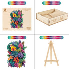Large - leafed Plant Wooden Jigsaw Puzzle - KAAYEE Puzzle