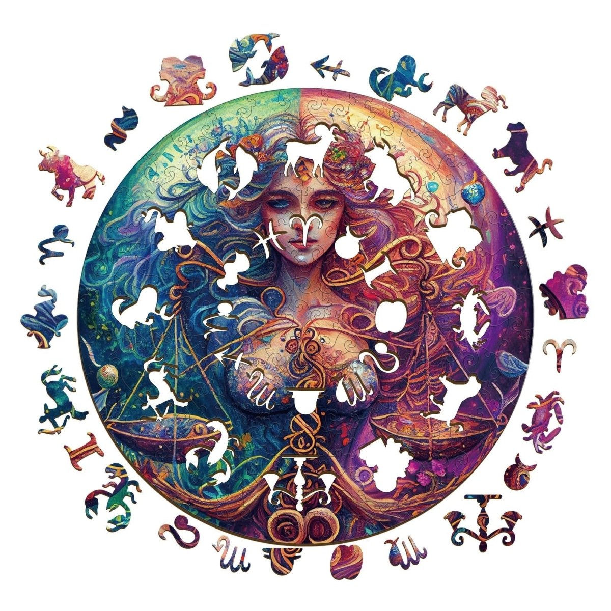 Libra Wooden Jigsaw Puzzle - KAAYEE Puzzle
