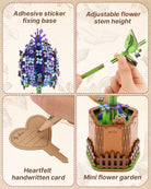 Lilac DIY Wooden Flower - KAAYEE Puzzle