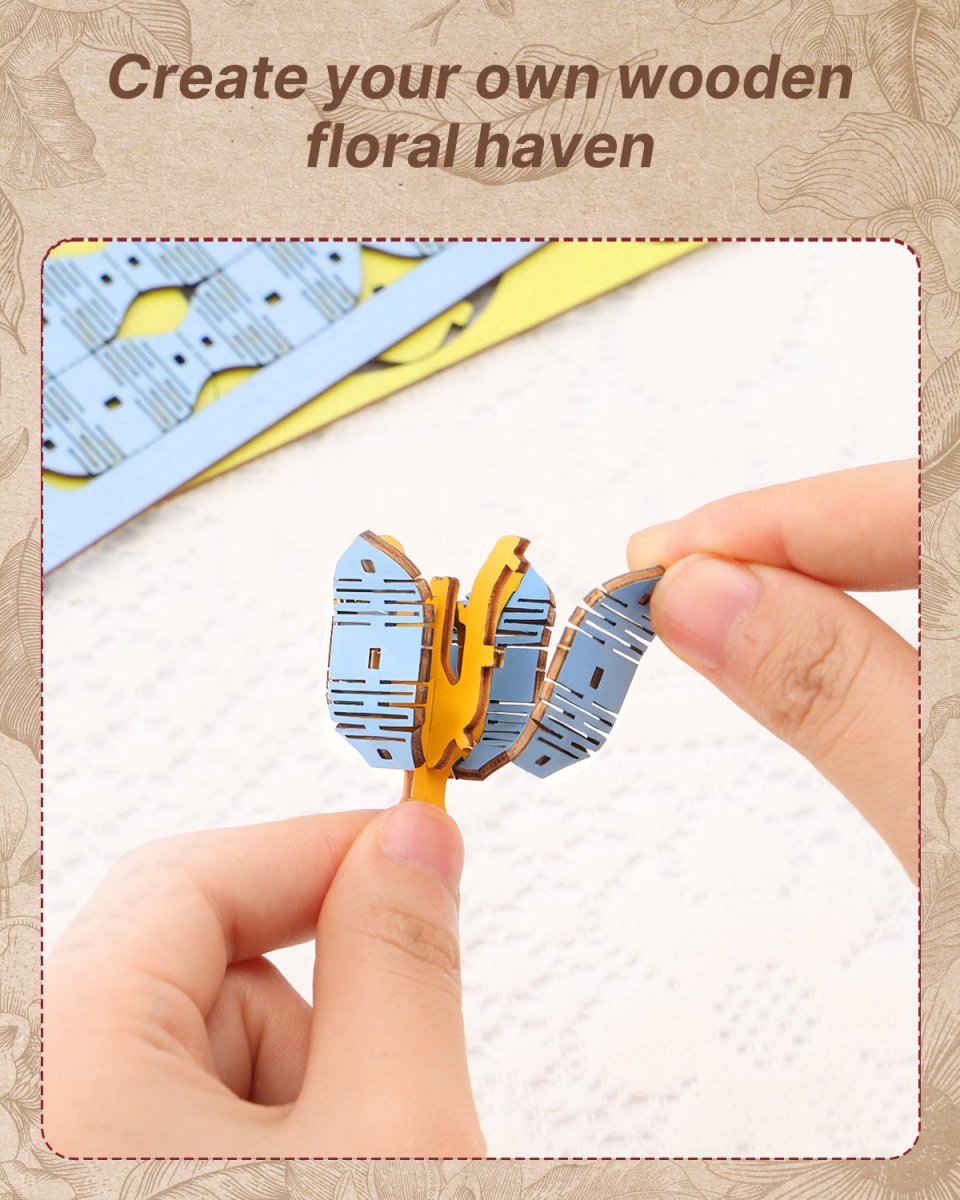 Lily of the Valley DIY Wooden Flower - KAAYEE Puzzle