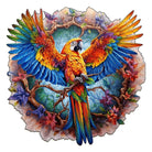 Lively Parrot Wooden Jigsaw Puzzle - KAAYEE Puzzle