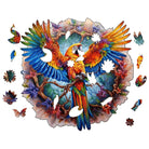 Lively Parrot Wooden Jigsaw Puzzle - KAAYEE Puzzle
