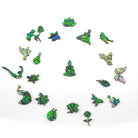 LOTUS FLOWER Wooden Jigsaw Puzzle - KAAYEE Puzzle