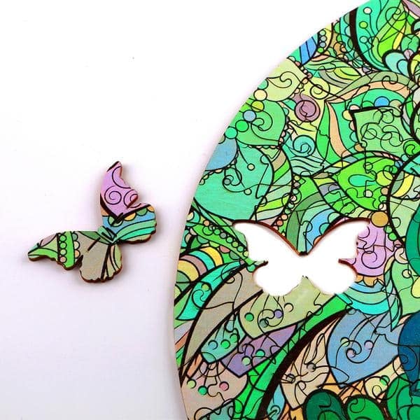 LOTUS FLOWER Wooden Jigsaw Puzzle - KAAYEE Puzzle