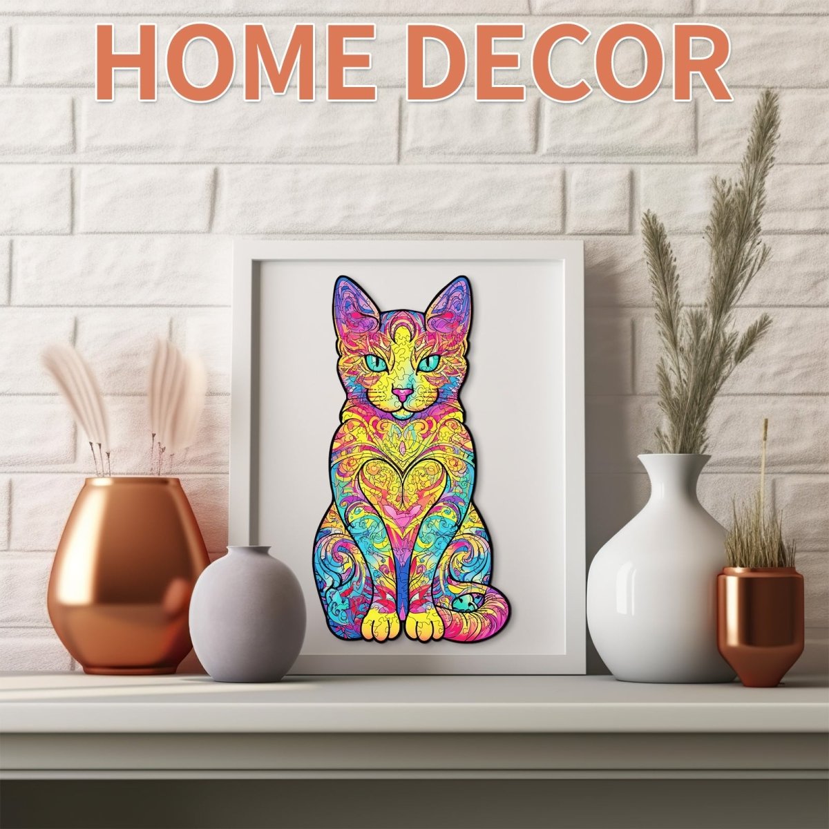 Lovely Cat Wooden Jigsaw Puzzle - KAAYEE Puzzle