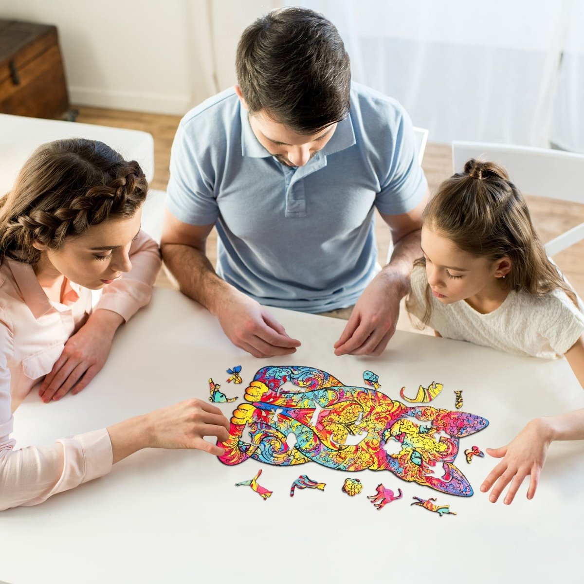 Lovely Cat Wooden Jigsaw Puzzle - KAAYEE Puzzle