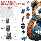 Lovely Panda Wooden Jigsaw Puzzle - KAAYEE Puzzle