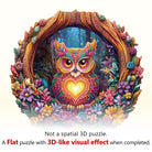 Loving Owl Wooden Jigsaw Puzzle - KAAYEE Puzzle