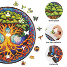 Lush Tree of Life Wooden Jigsaw Puzzle - KAAYEE Puzzle