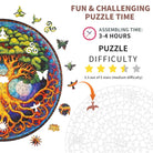 Lush Tree of Life Wooden Jigsaw Puzzle - KAAYEE Puzzle