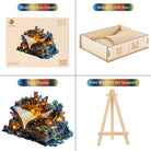 Magic Book Wooden Jigsaw Puzzle - KAAYEE Puzzle