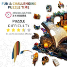 Magic Book Wooden Jigsaw Puzzle - KAAYEE Puzzle