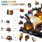 Magic Book Wooden Jigsaw Puzzle - KAAYEE Puzzle