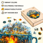 Magic cup - 2 Wooden Jigsaw Puzzle - KAAYEE Puzzle